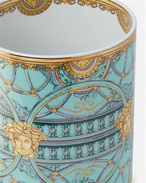 versace vaso scala del palazzo verde 1|la scala del palazzo porcelain.